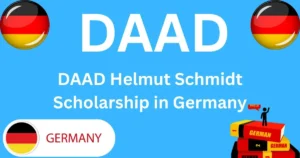DAAD Helmut Schmidt Scholarship in Germany 2025