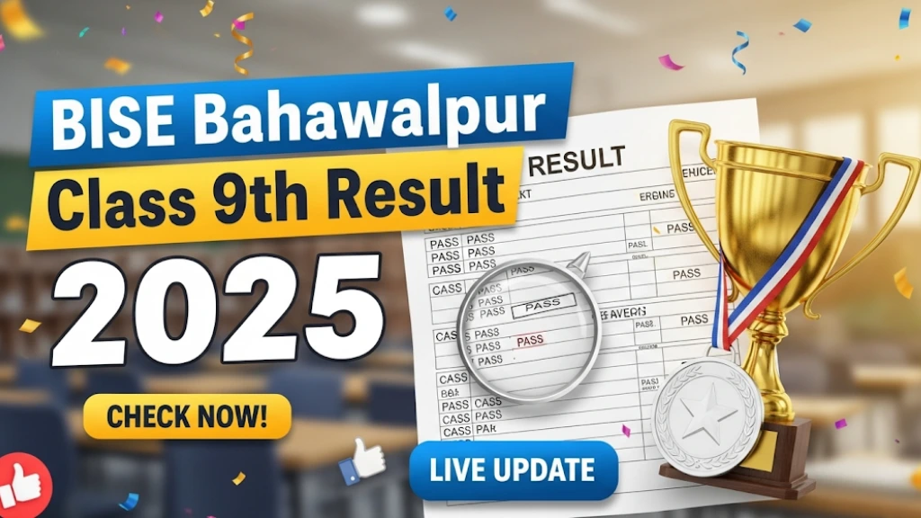 BISE Bahawalpur Class 9th Result 2025