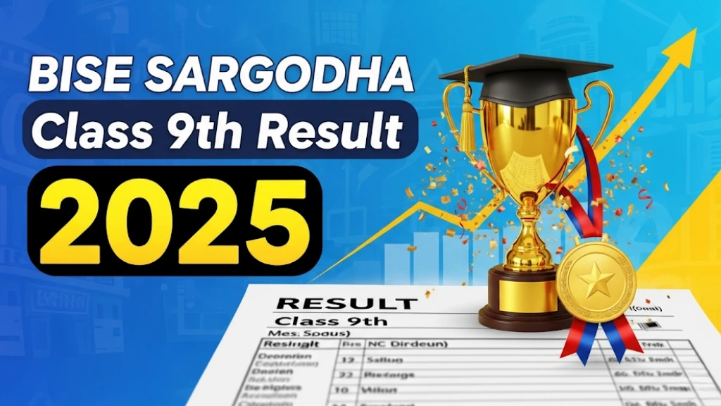 BISE Sargodha Class 9th Result 2025