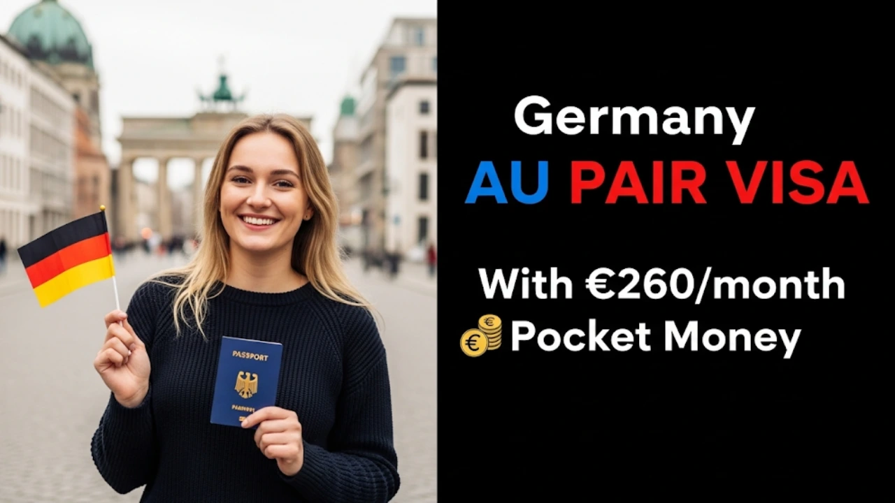 Germany AU Pair Visa With €260/month Pocket Money 2025